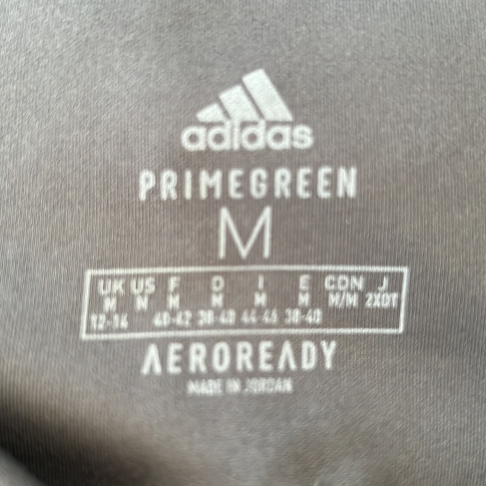 ADIDAS Ladies' 3-Stripe w/Mesh NWT leggings Carbon Sz Med Tight Fit 7/8 Style - Picture 13 of 15